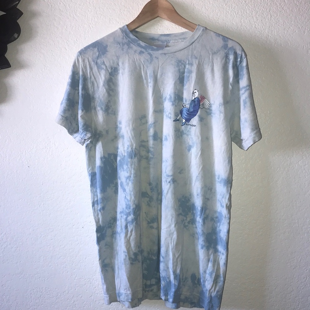 RIPNDIP Heaven And Hell Blue & White T-Shirt